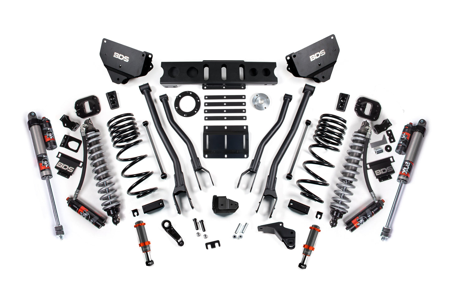 4 Inch Lift Kit w/ 4-Link | FOX 2.5 Coil-Over Conversion - Performance Elite | Ram 2500 (14-18) 4WD | Diesel