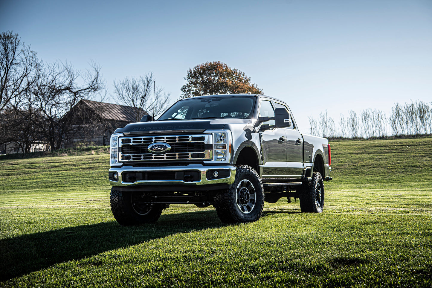 5 Inch Lift Kit w/ 4-Link | FOX 2.5 Performance Elite Coil-Over Conversion | Ford F250/F350 Super Duty (23-25) 4WD | Diesel