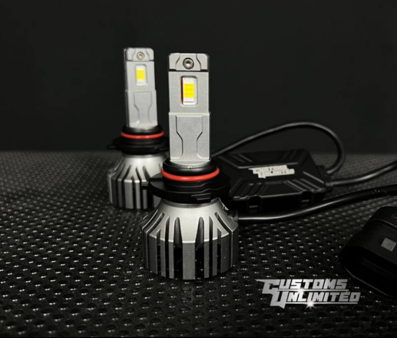 1992-1996 FORD BRONCO CREE LED HEADLIGHT DUAL FUNCTION 9007 BULBS (HIGH AND LOW BEAM)