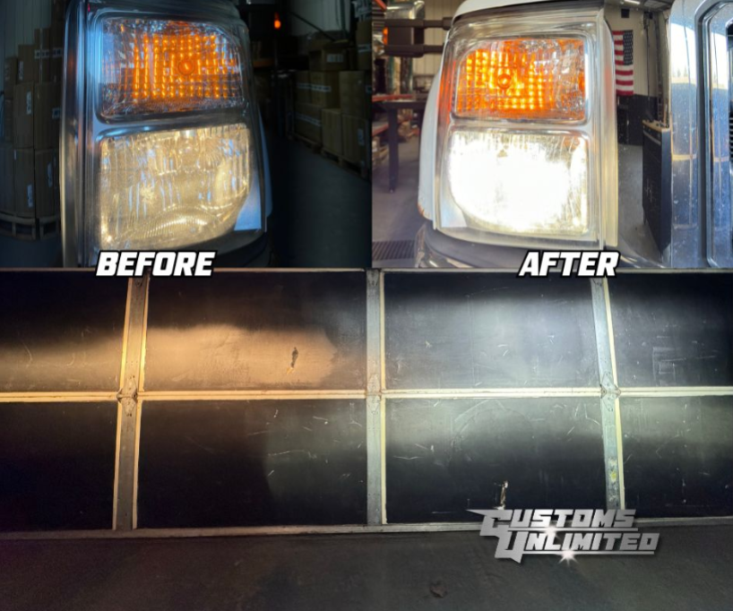 1992-1996 FORD BRONCO CREE LED HEADLIGHT DUAL FUNCTION 9007 BULBS (HIGH AND LOW BEAM)