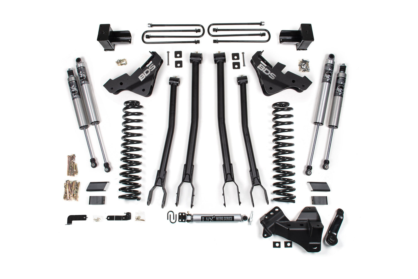 5 Inch Lift Kit w/ 4-Link | Ford F250/F350 Super Duty (23-25) 4WD | Diesel