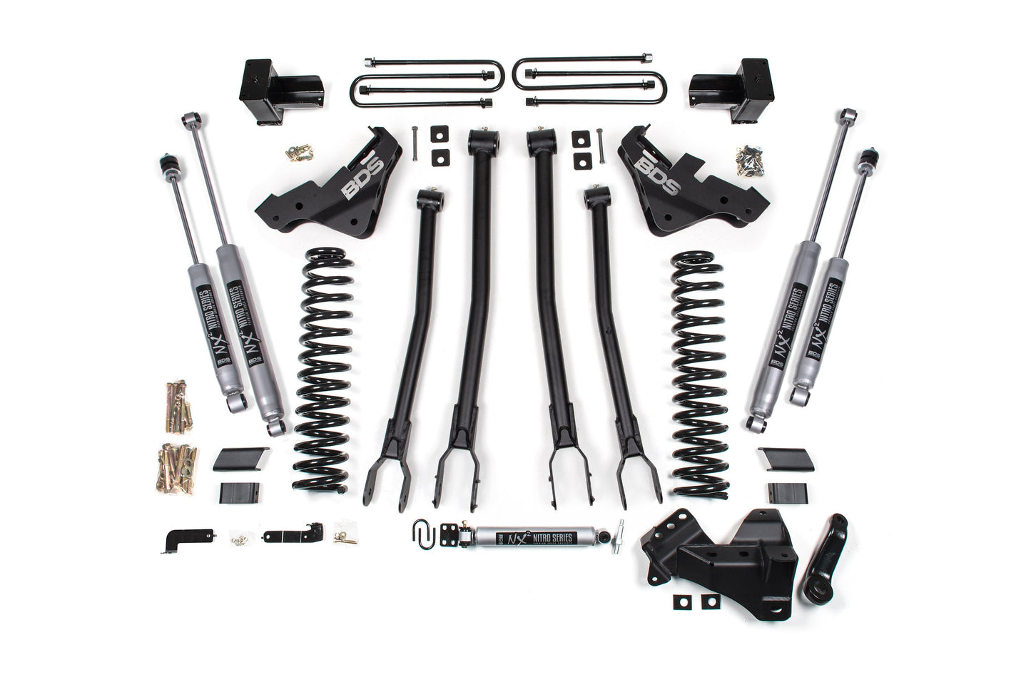 5 Inch Lift Kit w/ 4-Link | Ford F250/F350 Super Duty (23-26) 4WD | Diesel