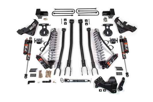 5 Inch Lift Kit w/ 4-Link | FOX 2.5 Performance Elite Coil-Over Conversion | Ford F250/F350 Super Duty (23-26) 4WD | Diesel