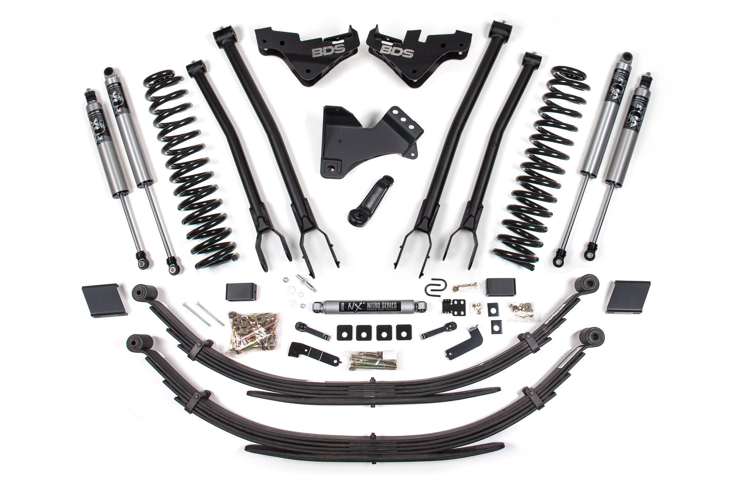 5 Inch Lift Kit w/ 4-Link | Ford F250/F350 Super Duty (23-25) 4WD | Diesel