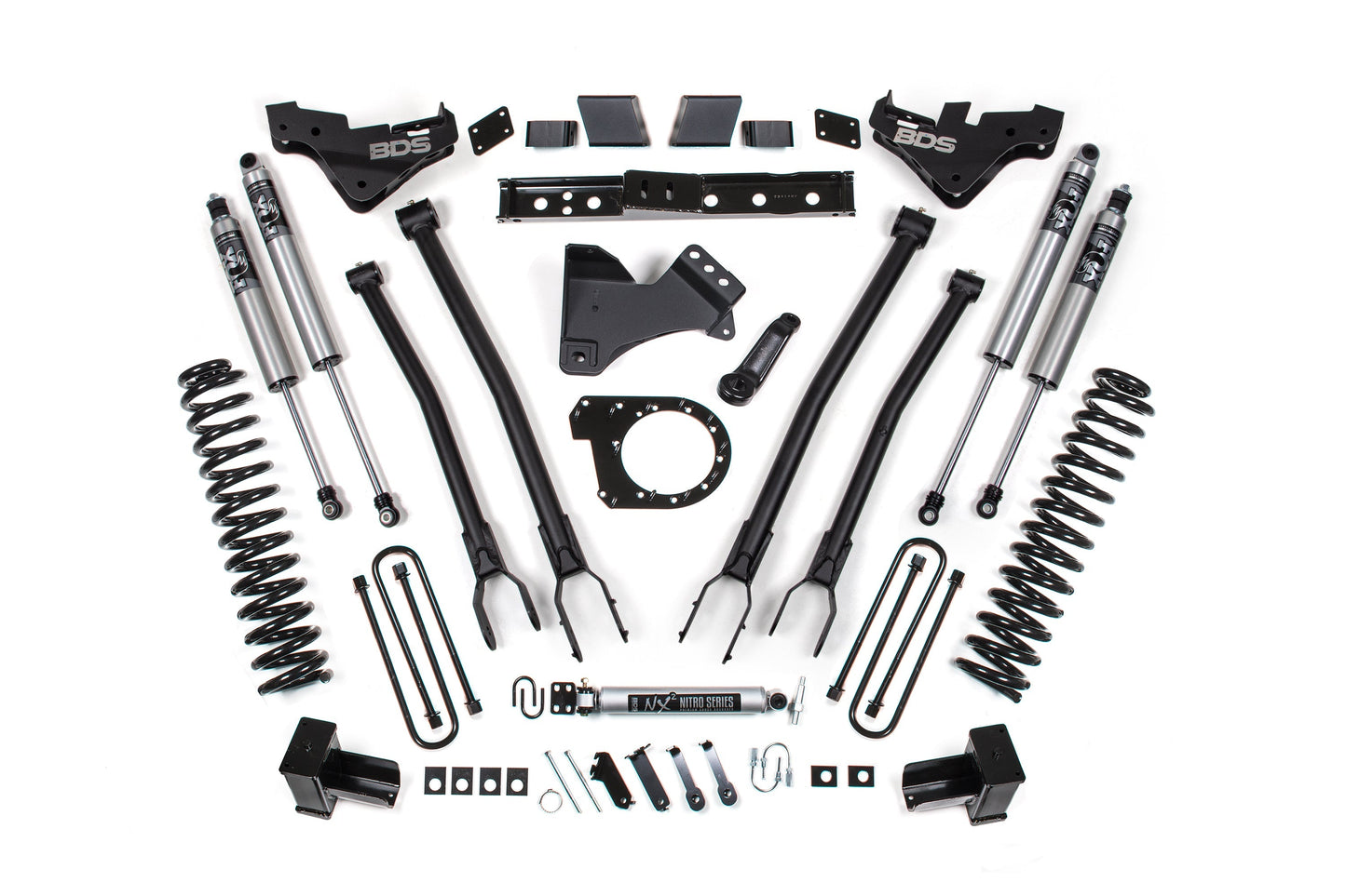 7 Inch Lift Kit w/ 4-Link | Ford F250/F350 Super Duty (23-25) 4WD | Diesel