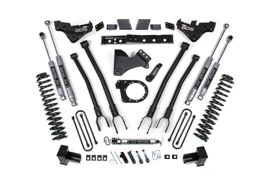 7 Inch Lift Kit w/ 4-Link | Ford F350 Super Duty DRW (23-25) 4WD | Diesel