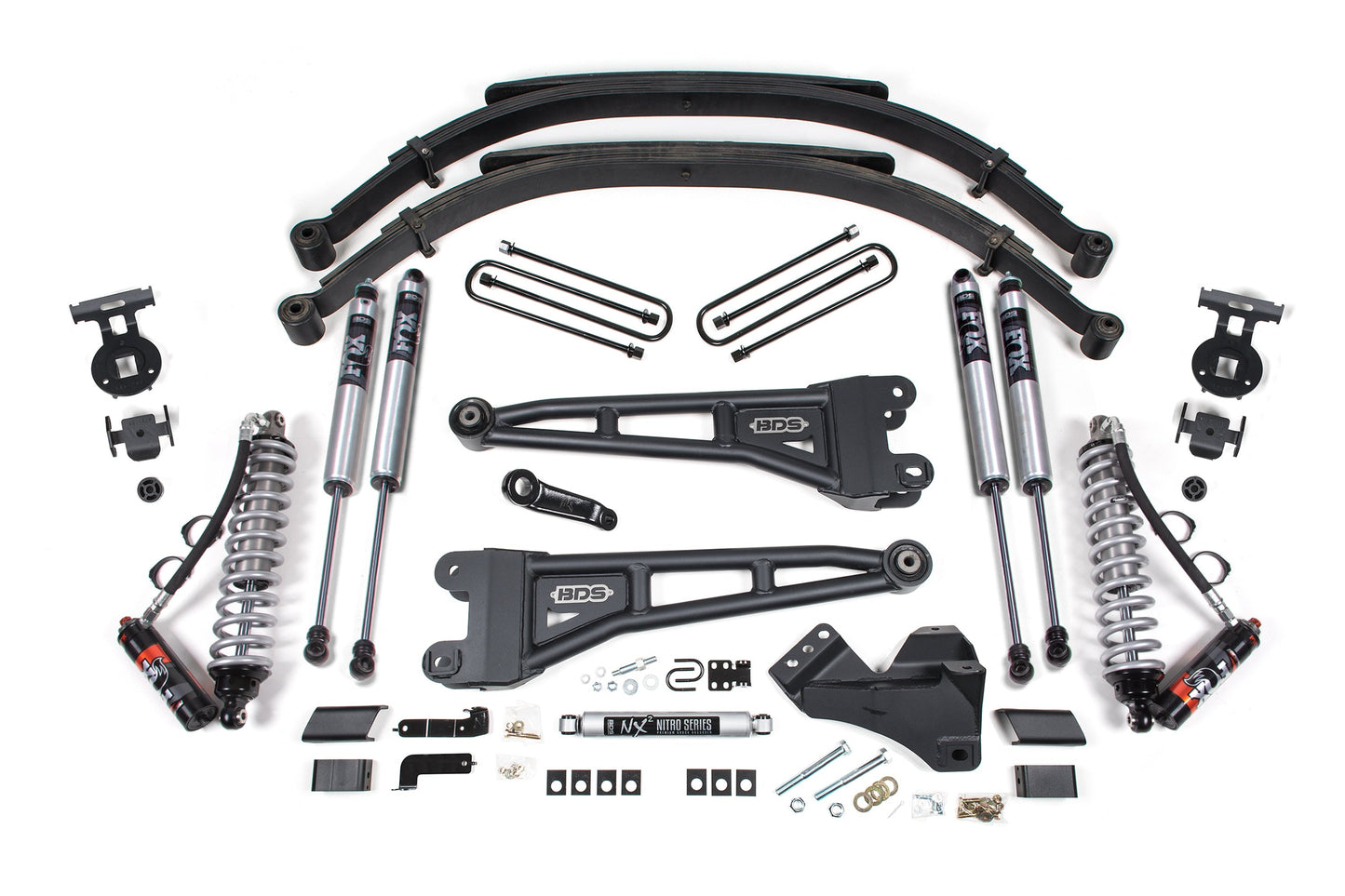 5 Inch Lift Kit w/ Radius Arm | FOX 2.5 Coil-Over Conversion - Performance Elite | Ford F250/F350 Super Duty (23-25) 4WD | Diesel