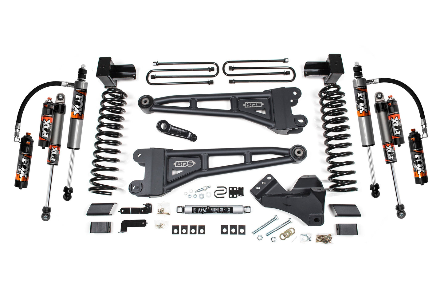 4 Inch Lift Kit w/ Radius Arm | Ford F250/F350 Super Duty (17-19) 4WD | Gas