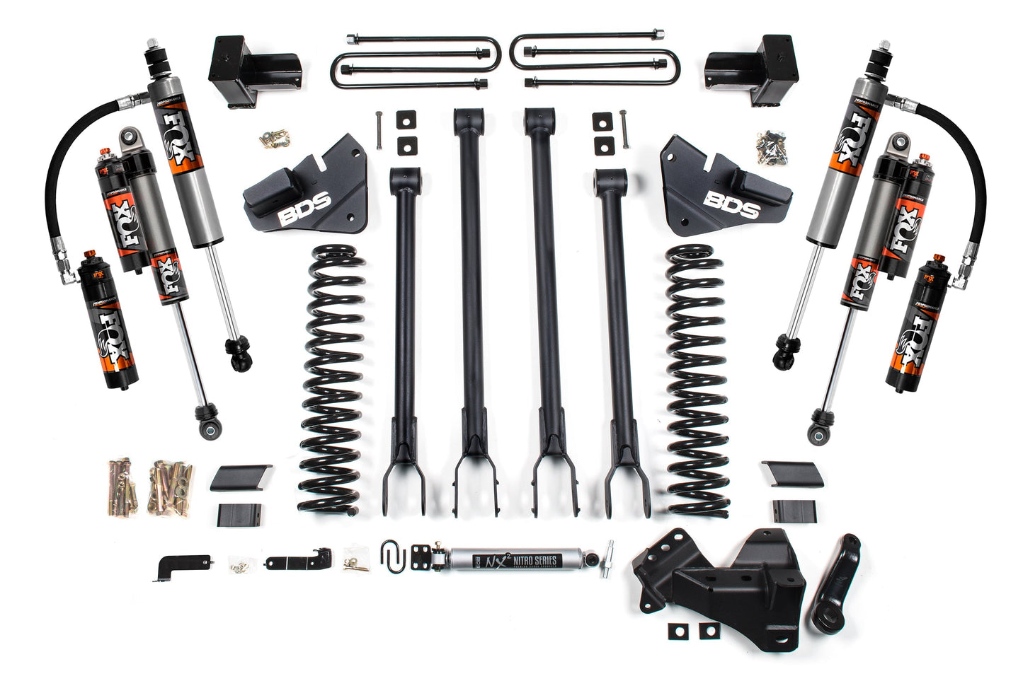 5 Inch Lift Kit w/ 4-Link | Ford F250/F350 Super Duty (20-22) 4WD | Gas