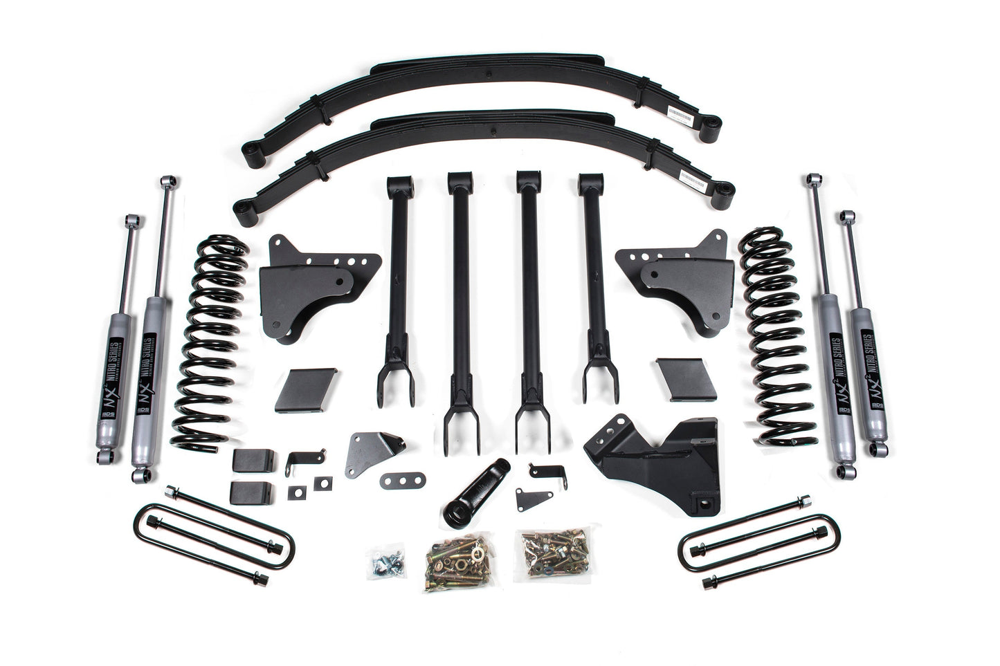 6 Inch Lift Kit w/ 4-Link | Ford F250/F350 Super Duty (08-10) 4WD | Gas
