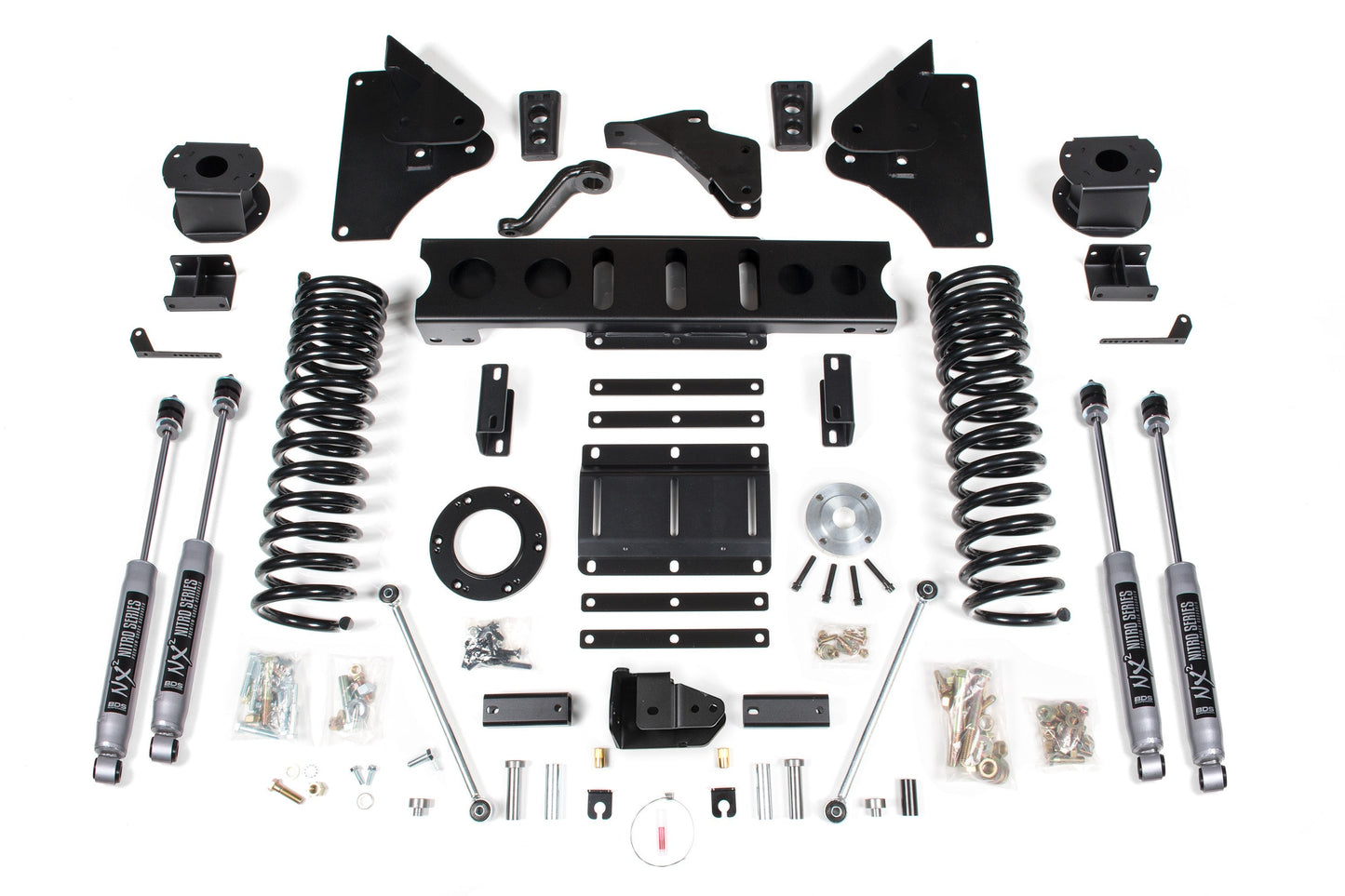 5.5 Inch Lift Kit w/ 4-Link | Ram 2500 w/ Rear Air Ride (14-18) 4WD | Gas