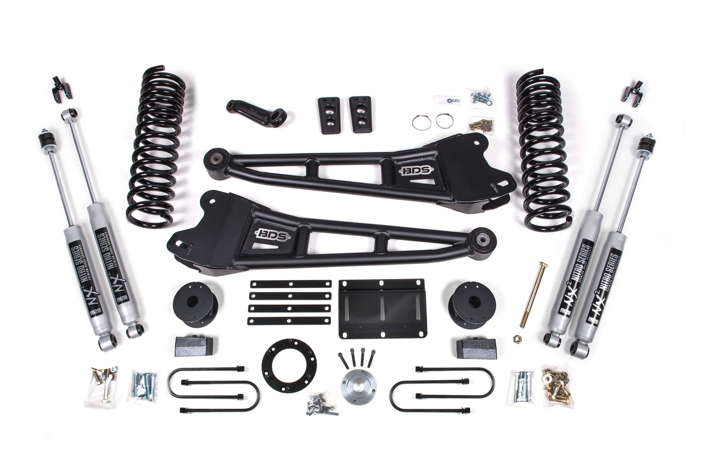5.5 Inch Lift Kit w/ Radius Arm | Ram 3500 w/ Rear Air Ride (13-18) 4WD | Gas