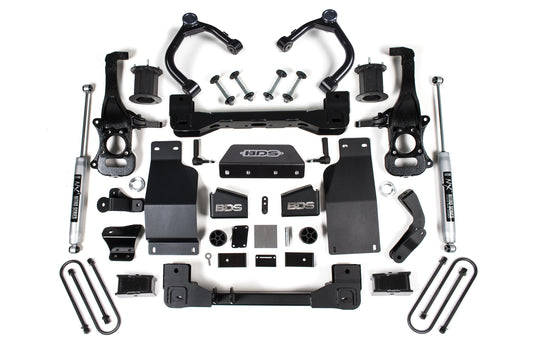 4 Inch Lift Kit | Chevy Silverado or GMC Sierra 1500 (2025) 4WD | Diesel