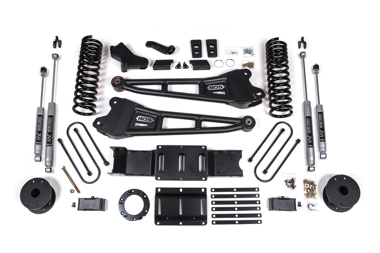 4 Inch Lift Kit w/ Radius Arm | Ram 3500 w/ Rear Air Ride (19-24) 4WD | Gas