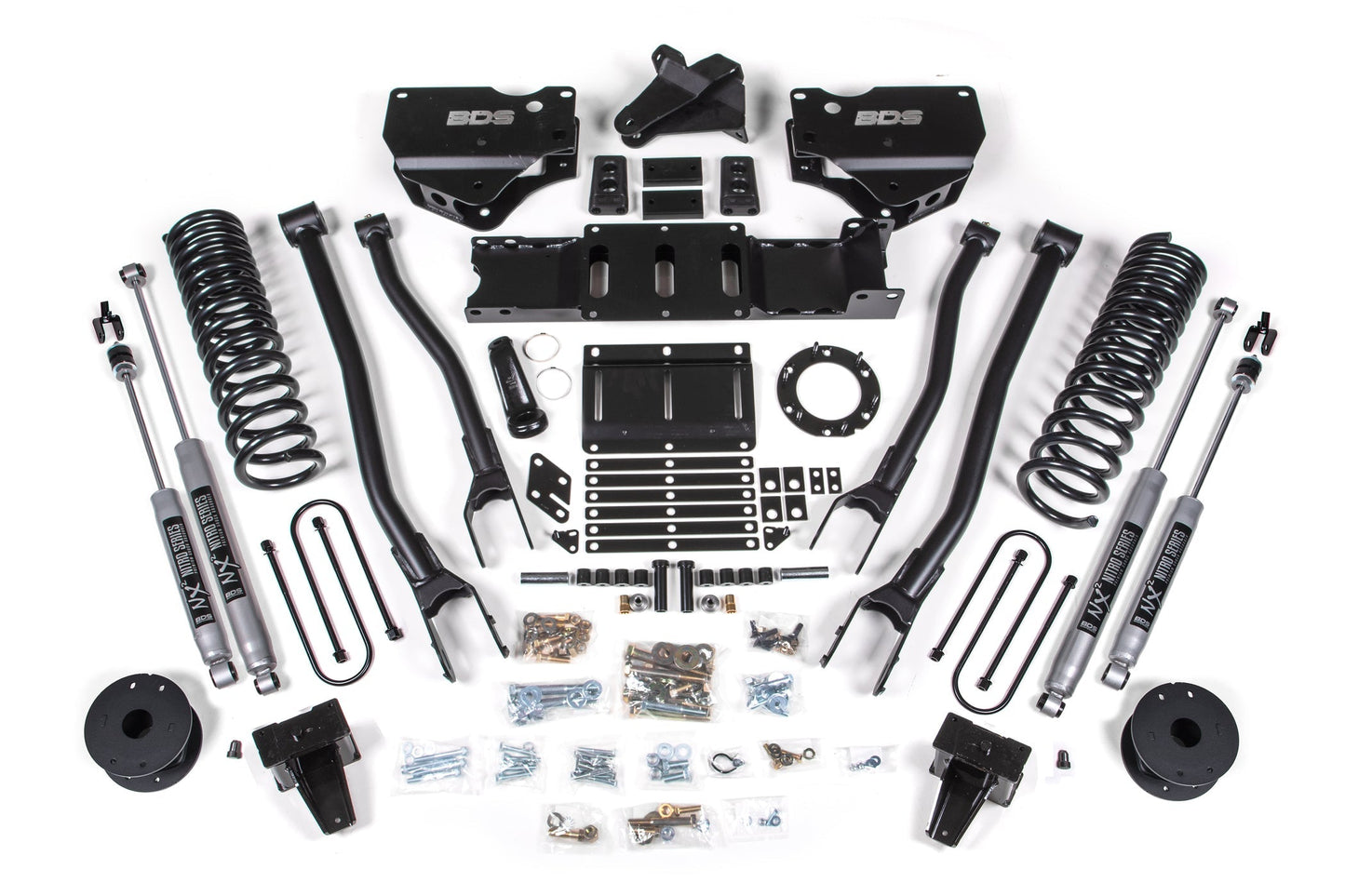 5.5 Inch Lift Kit w/ 4-Link | Ram 3500 w/ Rear Air Ride (19-24) 4WD | Gas