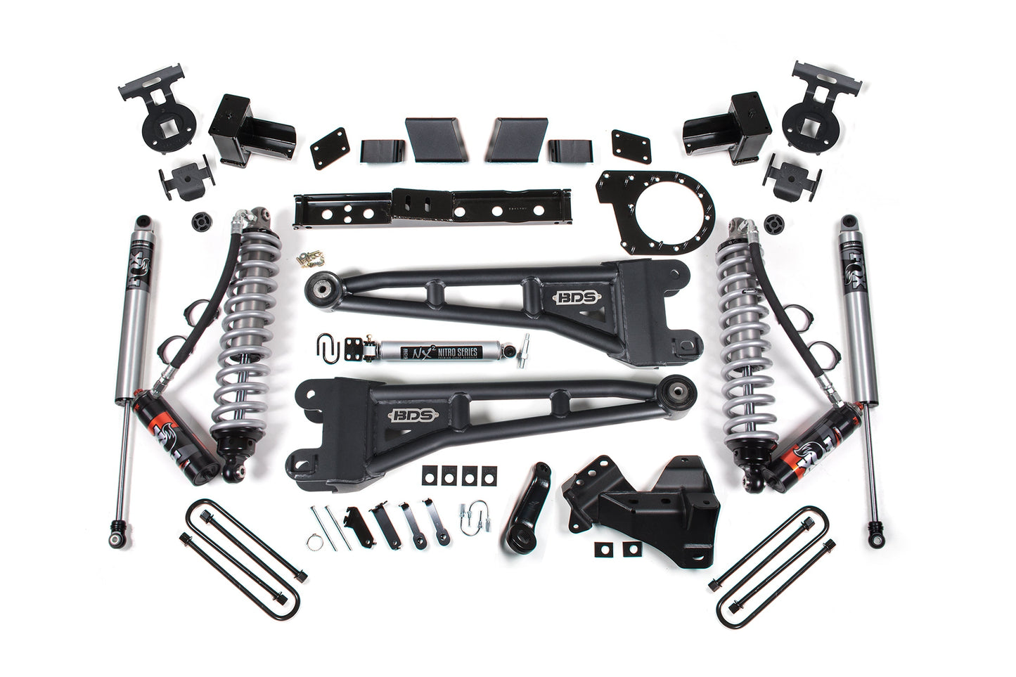 7 Inch Lift Kit w/ Radius Arm | FOX 2.5 Coil-Over Conversion - Performance Elite | Ford F250/F350 Super Duty (23-25) 4WD | Diesel