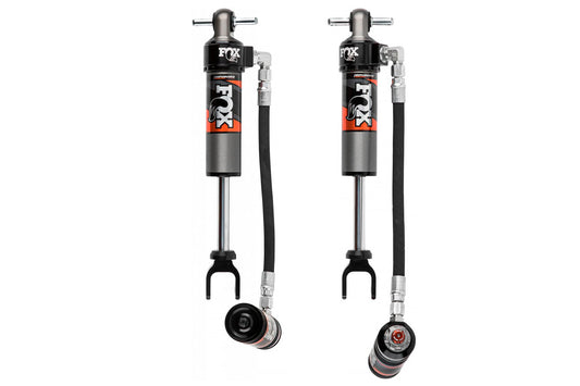 FOX 2.5 Front Shocks w/ DSC Reservoir Adjuster | 1.5-2.5 Inch Lift | Performance Elite Series | Chevy Silverado and GMC Sierra 2500HD / 3500HD (20-25)